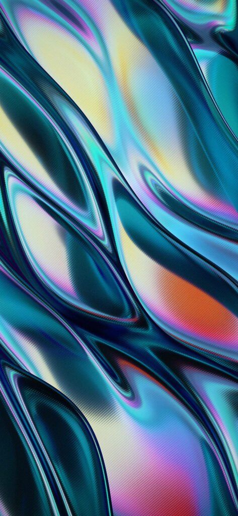 Vibrant Abstract iPhone 14 Pro Wallpaper with Striking Contrast
