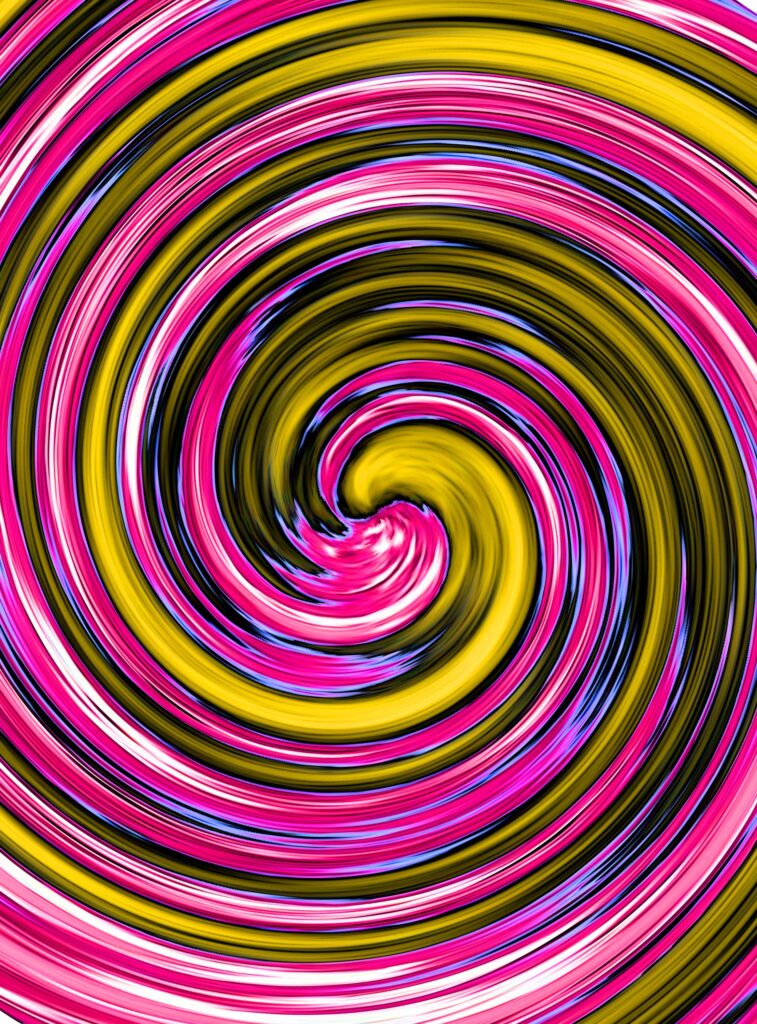 Vibrant Spiral Wallpaper: Mesmerizing Multi-Colored Design Background
