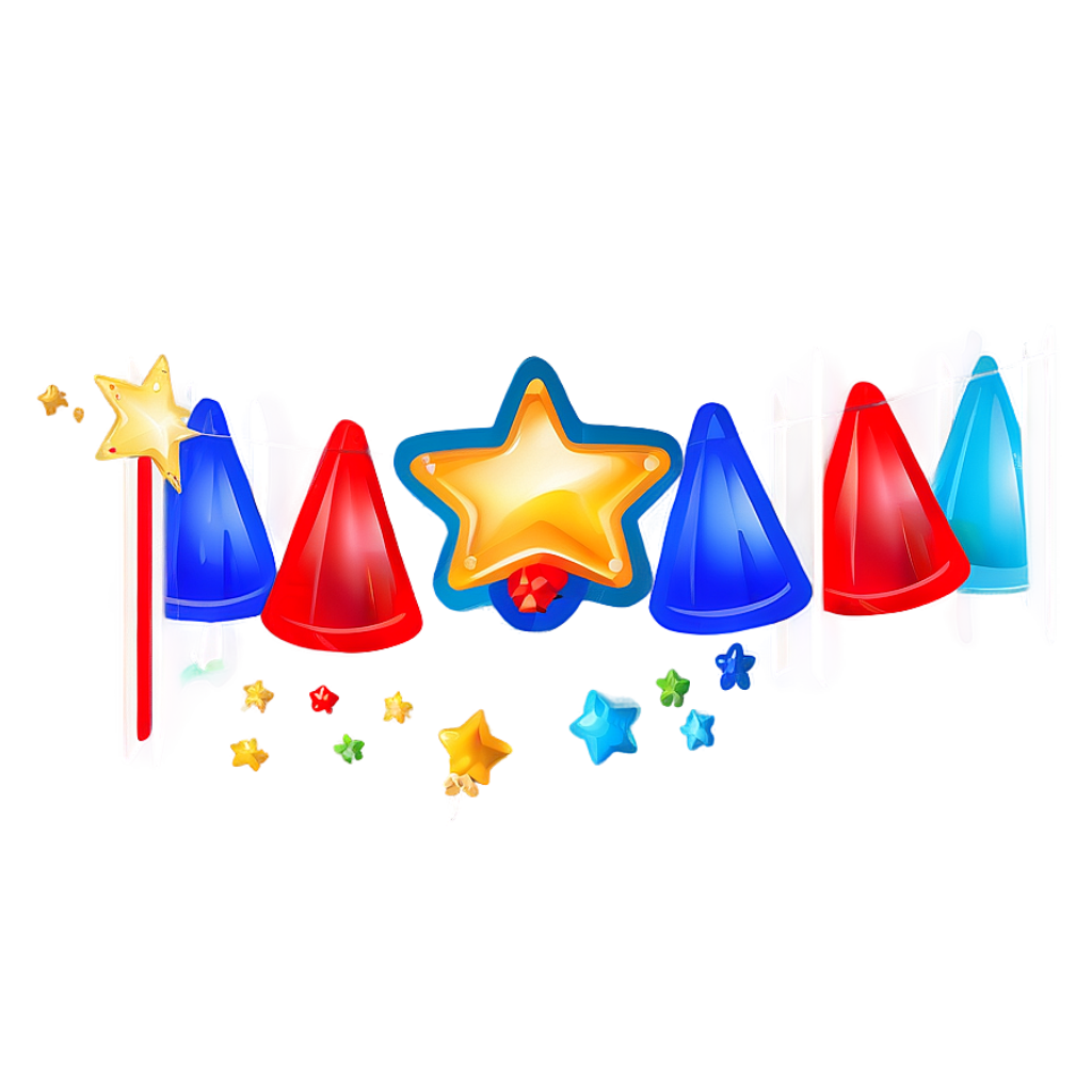 Vibrant Star & Triangle Wallpaper - Perfect Festive Background