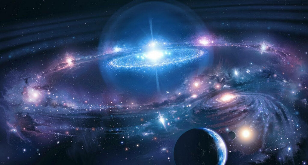 Vibrant Starry Galaxy Wallpaper: Stunning Cosmic Desktop Background