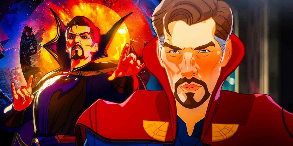 Vibrant Wallpaper of Stephen Strange from Marvel's What If Series
