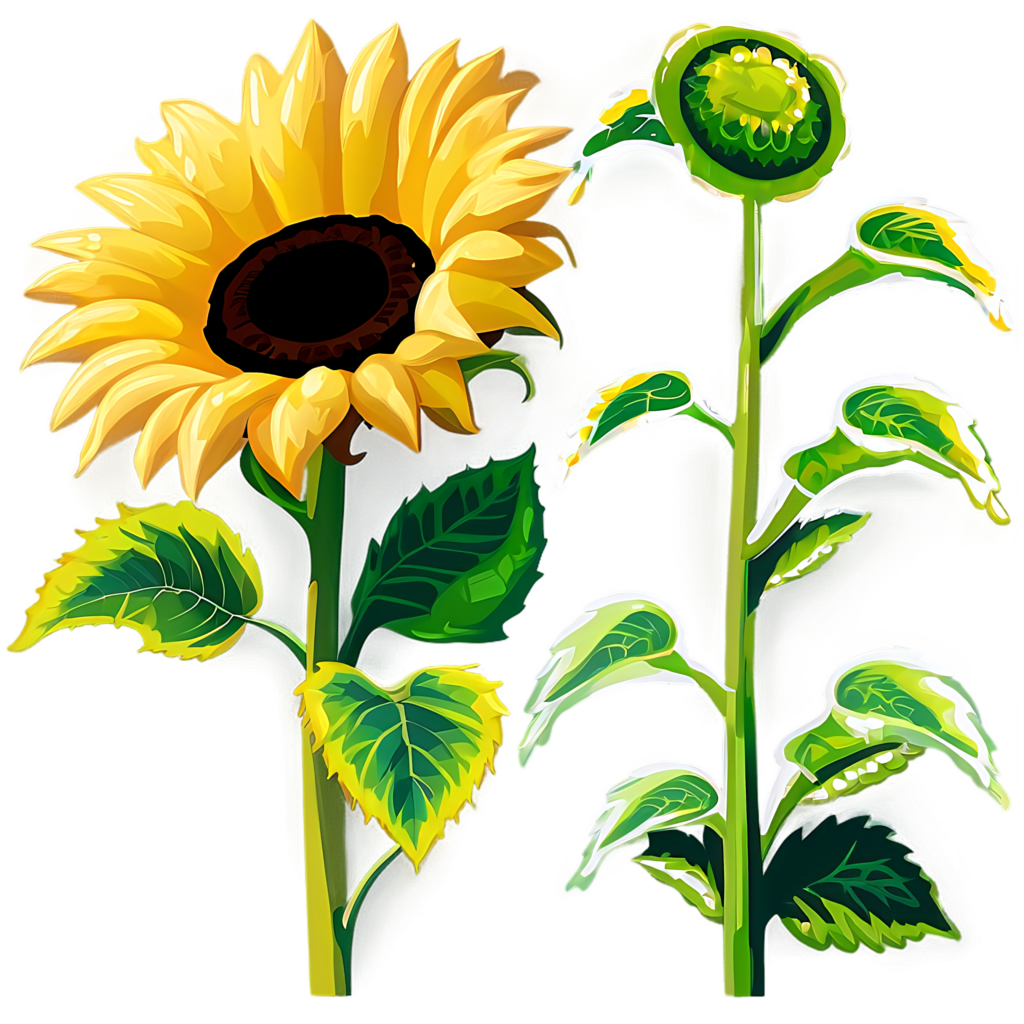 Vibrant Sunflower Wallpaper: Lively Design with Rich Petals