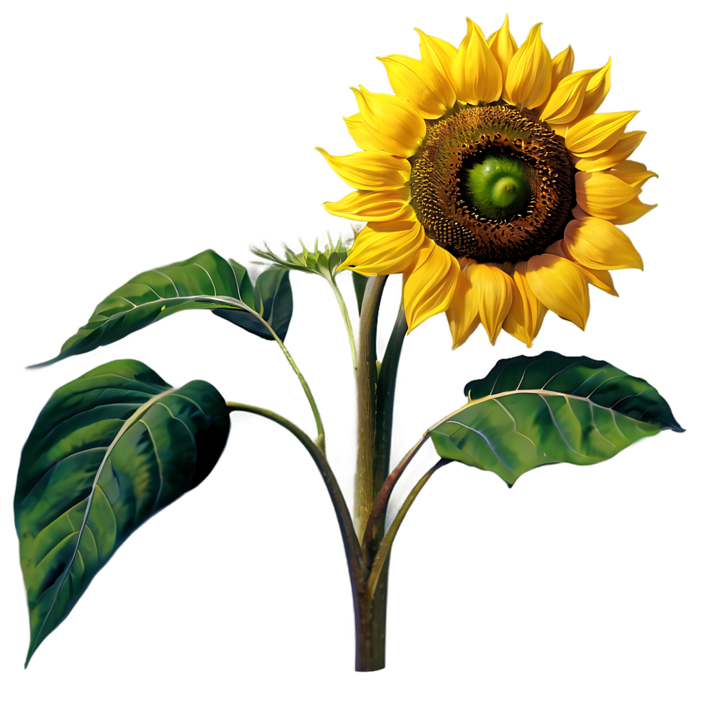 Vibrant Sunflower Wallpaper for Stunning Transparent Backgrounds
