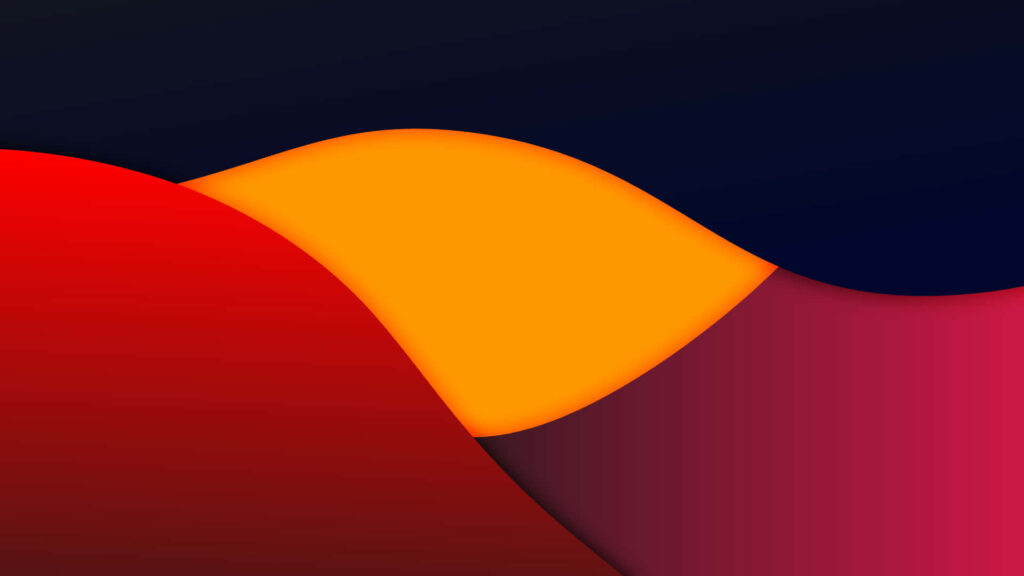 Stunning Abstract Sunset Mountain Wallpaper in Vibrant Colors