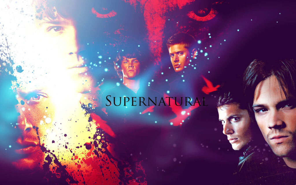 Vibrant Supernatural Wallpaper: Captivating Characters & Mysterious Vibes