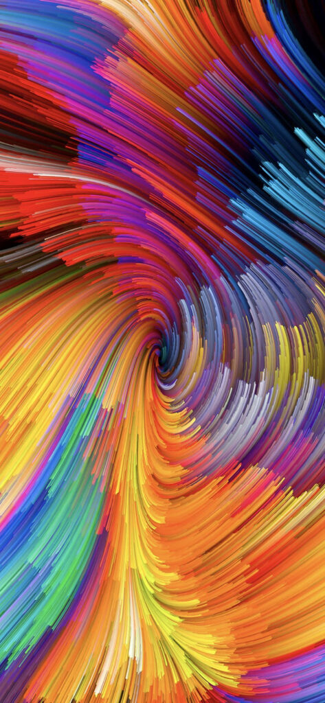 Captivating Chromatic Abstract Wallpaper - Vibrant Hues Background