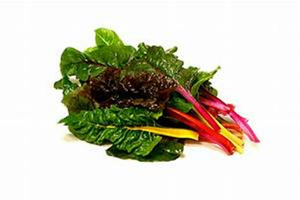 Vibrant Swiss Chard Wallpaper: Bright Multicolored Aesthetic Background