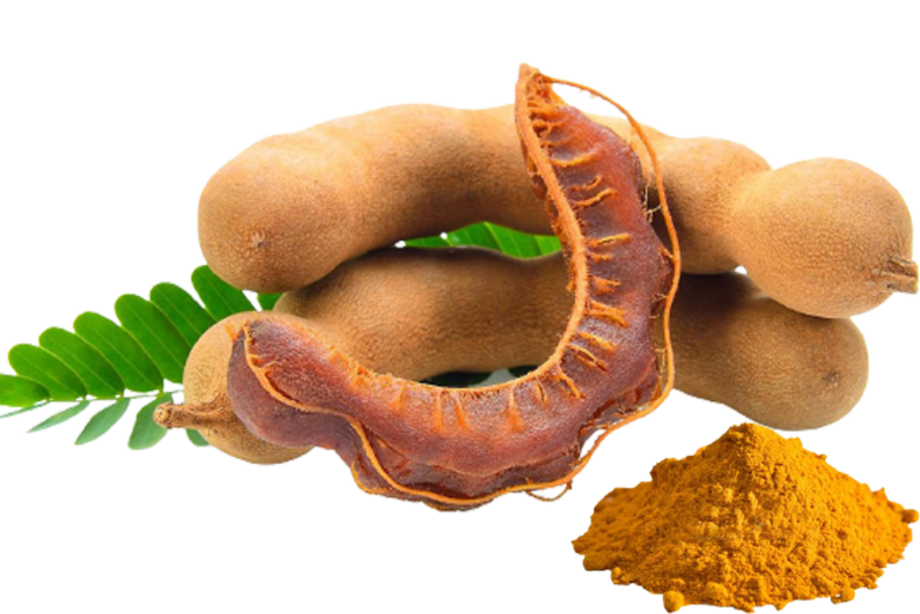 Vibrant Tamarind Pods Wallpaper - Natural Texture & Color Background