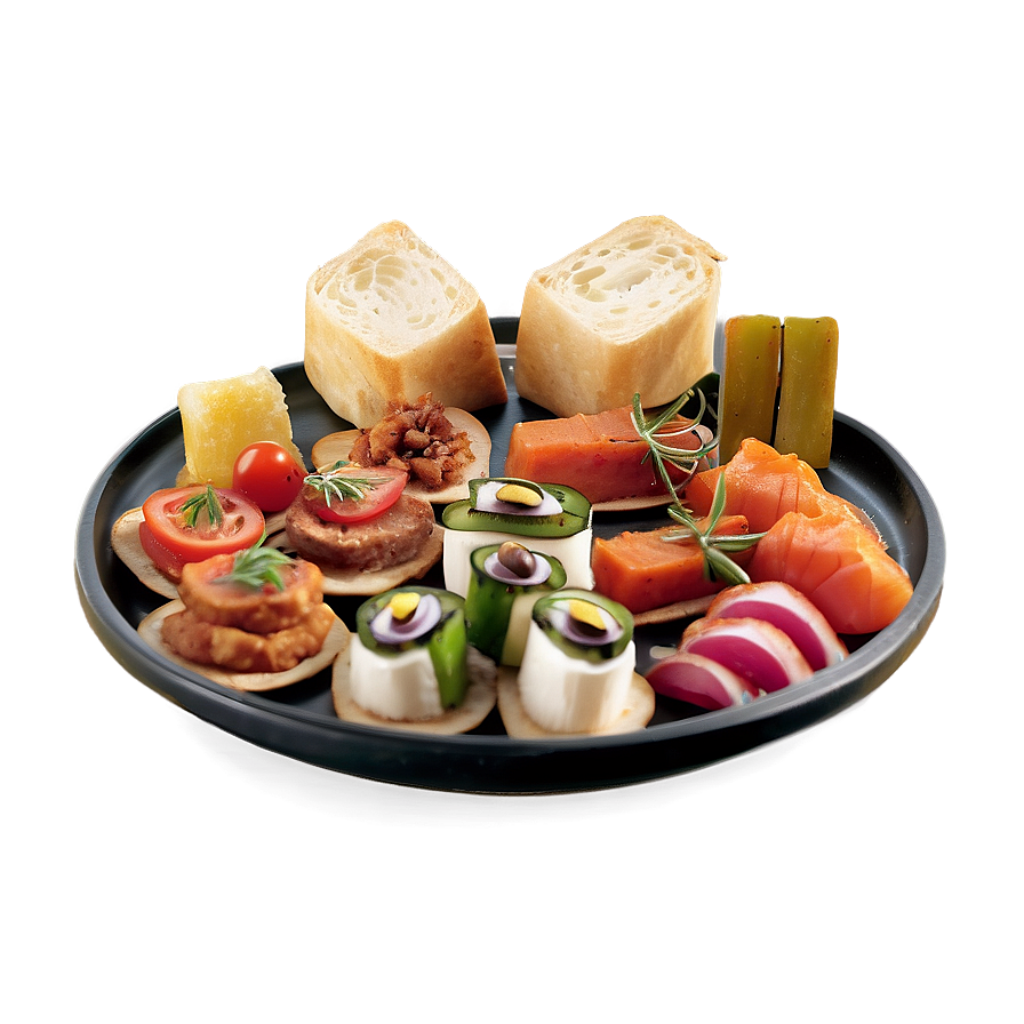 Vibrant Tapas Platter: Delicious Appetizers & Background Wallpaper