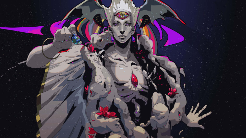 Stunning Thanatos Wallpaper from Hades - Vibrant Art & Design