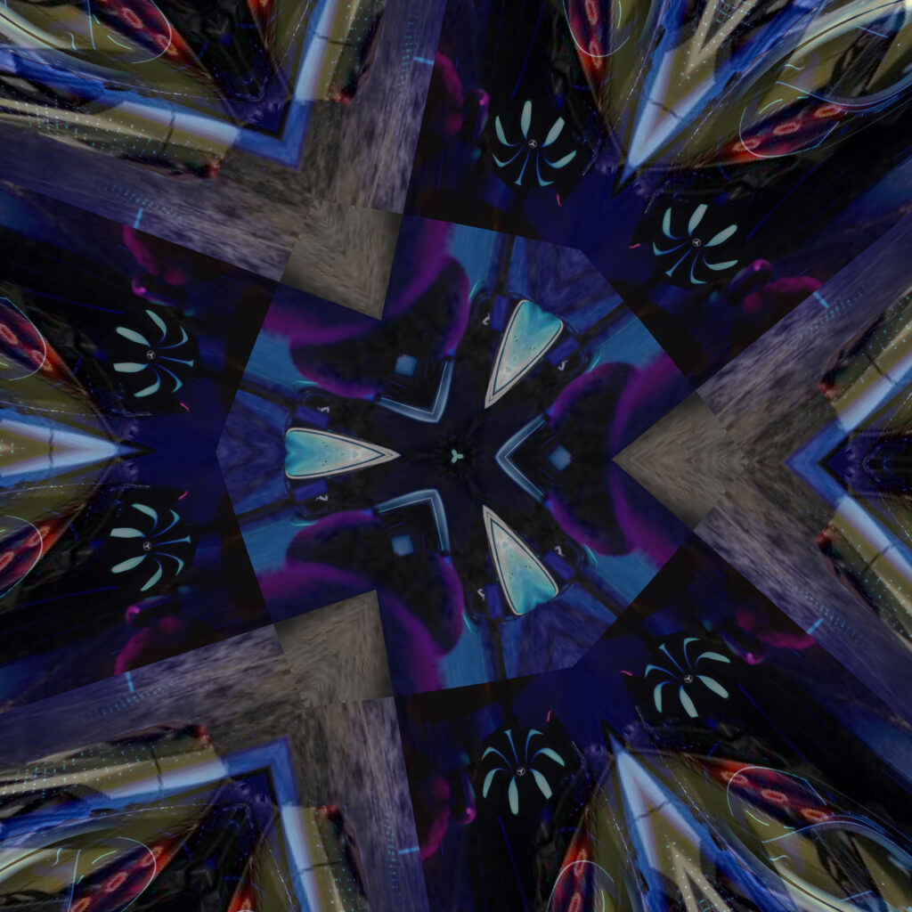 Vibrant Triangle Kaleidoscope Wallpaper | Abstract Art Background