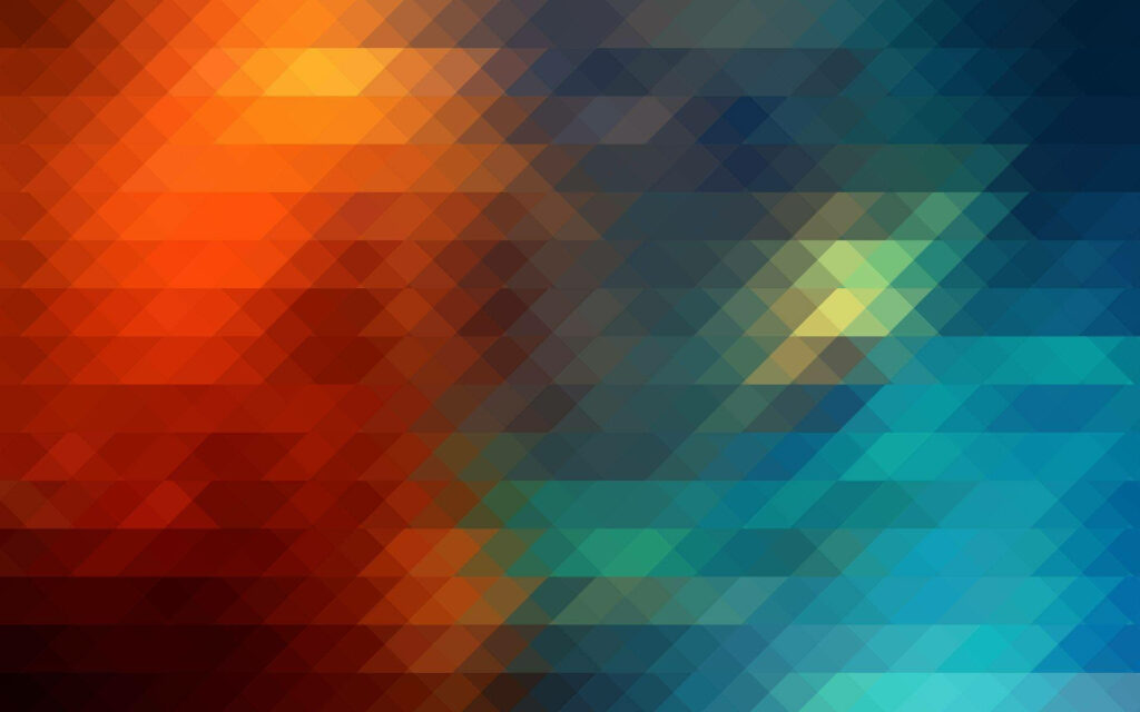 Dynamic Triangular Mosaic Wallpaper: Vibrant Abstract Gradient Background