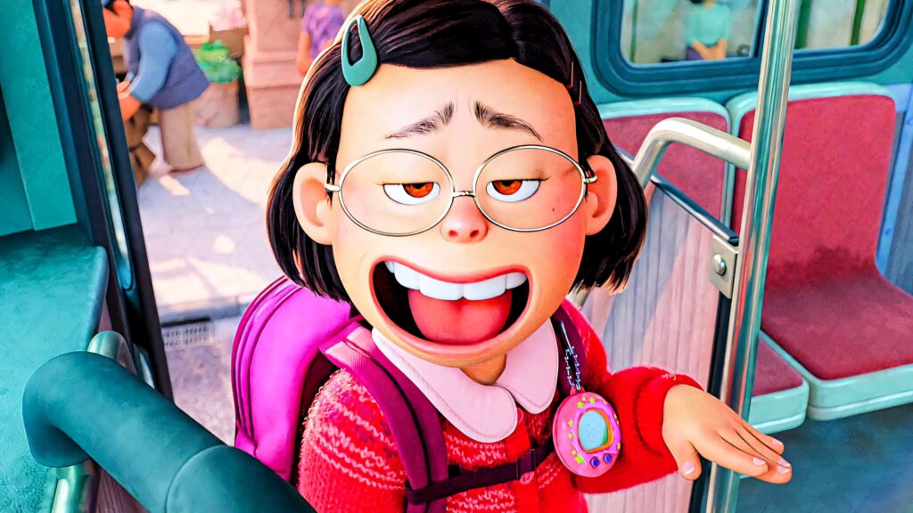 Turning Red Mei Lee Wallpaper: Fun & Lively Background Scene