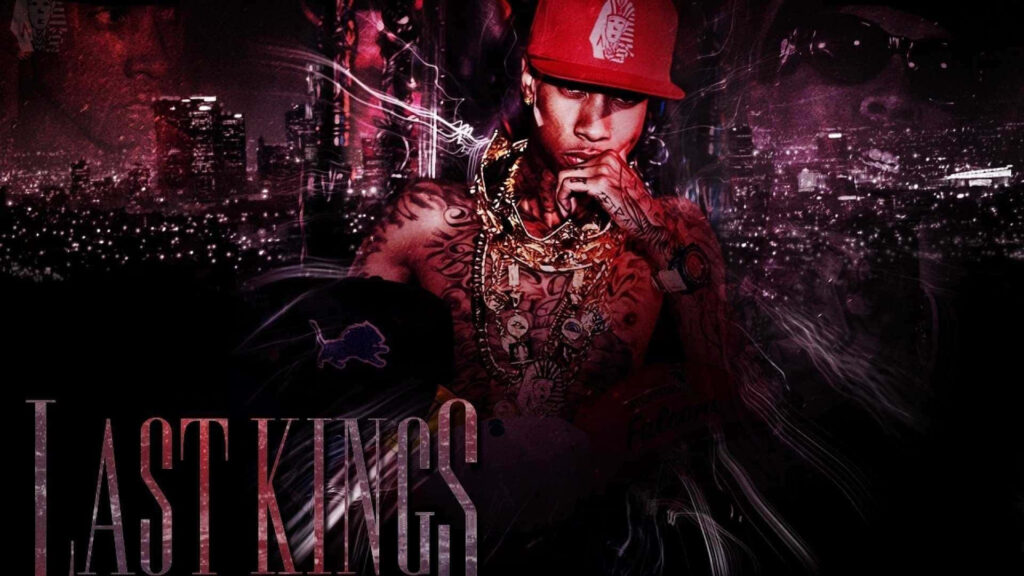 “Vibrant Tyga Wallpaper: Rapper, Tattoos & Last Kings Urban Art”