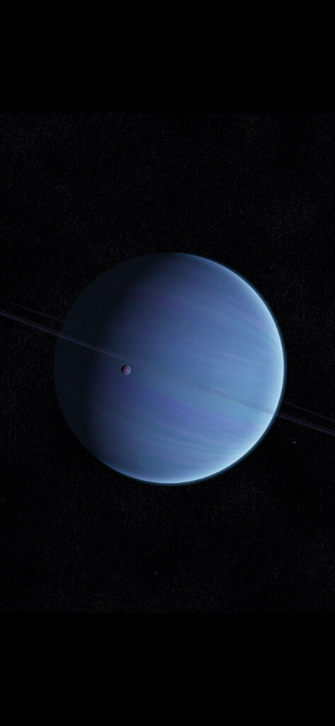 Stunning Uranus Wallpaper: Vibrant Blue Tones & Subtle Rings