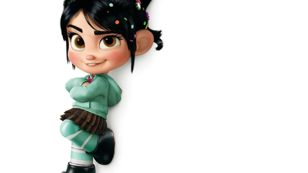Vibrant Vanellope Wallpaper: Playful Spirit and Confidence