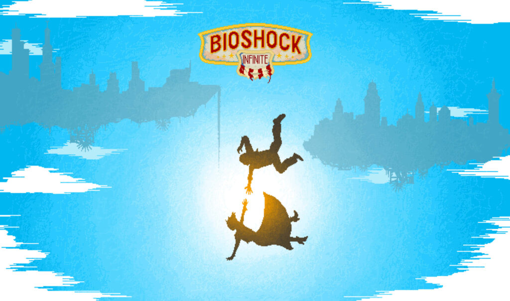 Vibrant BioShock Infinite Wallpaper: Silhouettes in Columbia