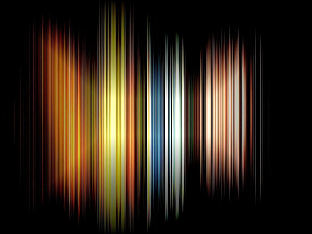 Vibrant Vertical Lines Abstract Wallpaper - Colorful Depth on Black