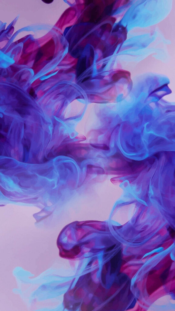 Vibrant Abstract Ink Explosion Wallpaper for iPhone Background