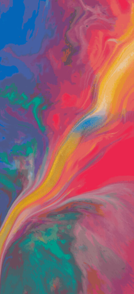Vibrant Strokes: Mesmerizing Abstract Animation Sets Dynamic Live Scene Wallpaper
