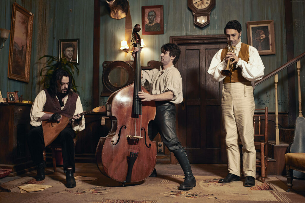 Cozy Vintage Wallpaper: What We Do In The Shadows Musical Scene