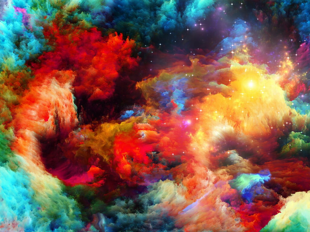 Vibrant Watercolor Delight: Splashing Colors on a Canvas - 5K Wallpaper Masterpiece