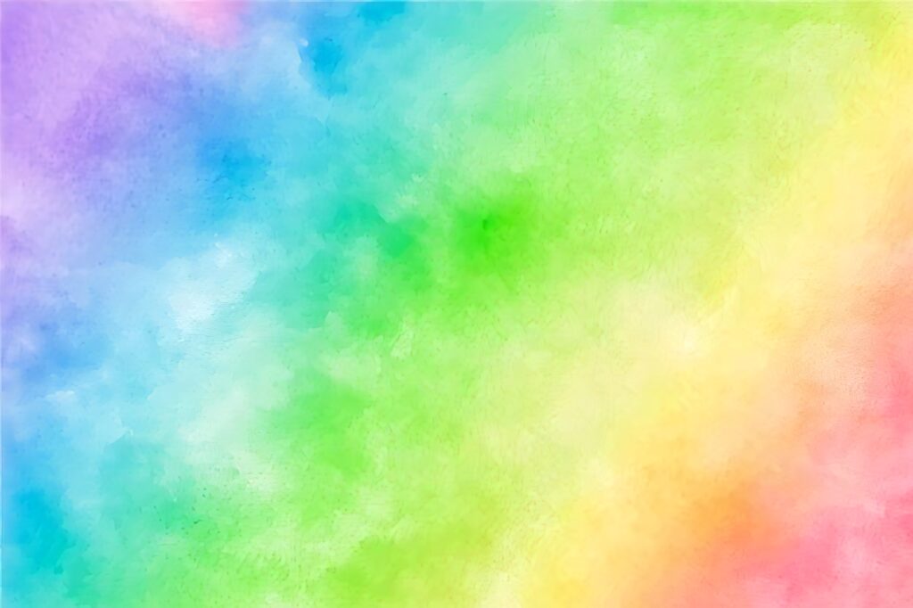 Vibrant Watercolor Splash Background - Cheerful Rainbow Gradients Wallpaper