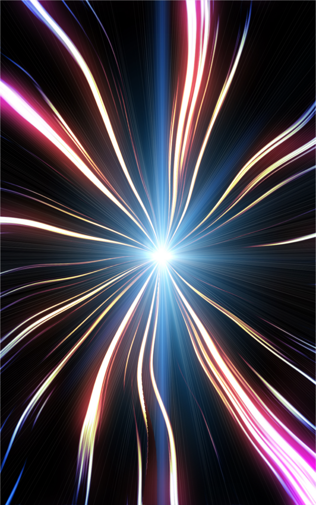 Vibrant Wavy Lines Abstract Wallpaper - Dynamic Glow on Dark Background