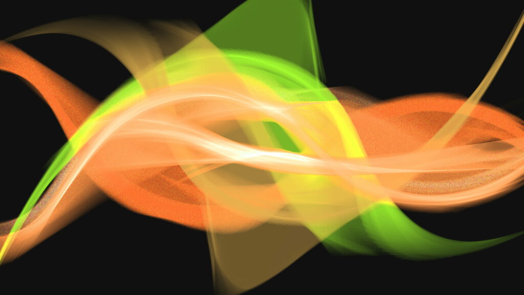 Vibrant Color Burst: Abstract HD Wallpaper with Smoky Hues on Dark Background