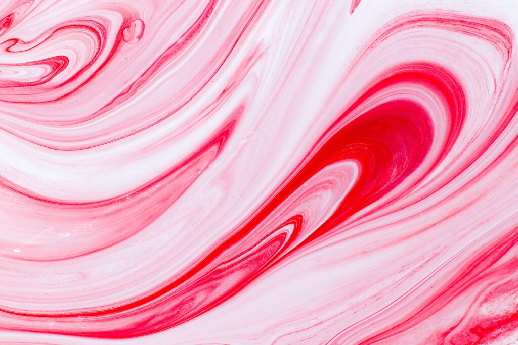 Dynamic Red and White Abstract Art Wallpaper for Vibrant Spaces