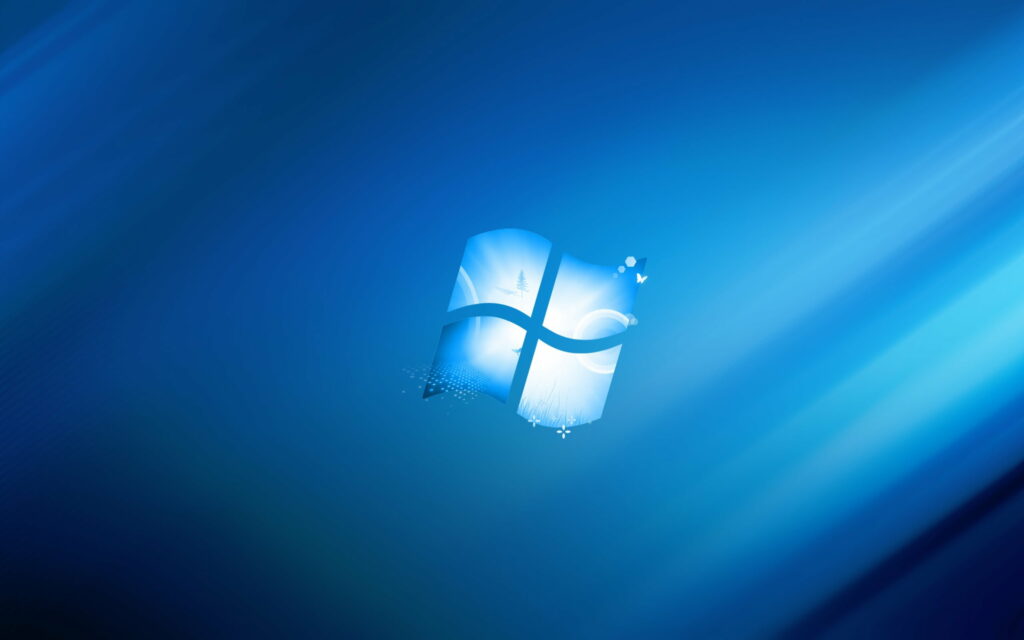 Windows 8: Presenting a Serene and Captivating Blue HD Wallpaper Background