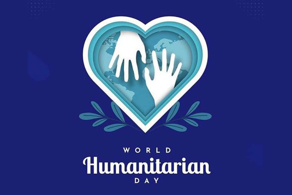 Vibrant World Humanitarian Day Wallpaper: Unity & Compassion Design