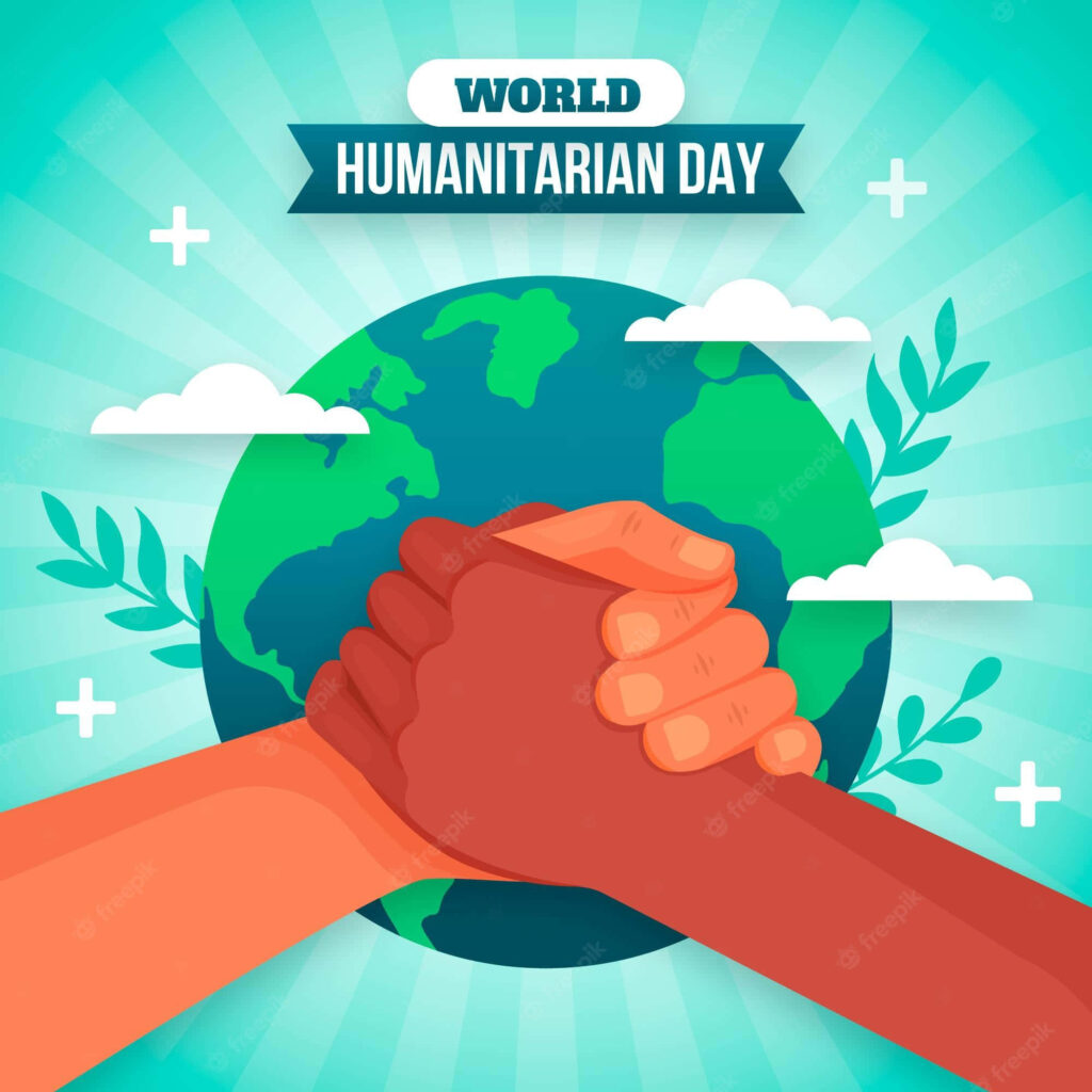 Unity and Compassion: World Humanitarian Day Wallpaper Background