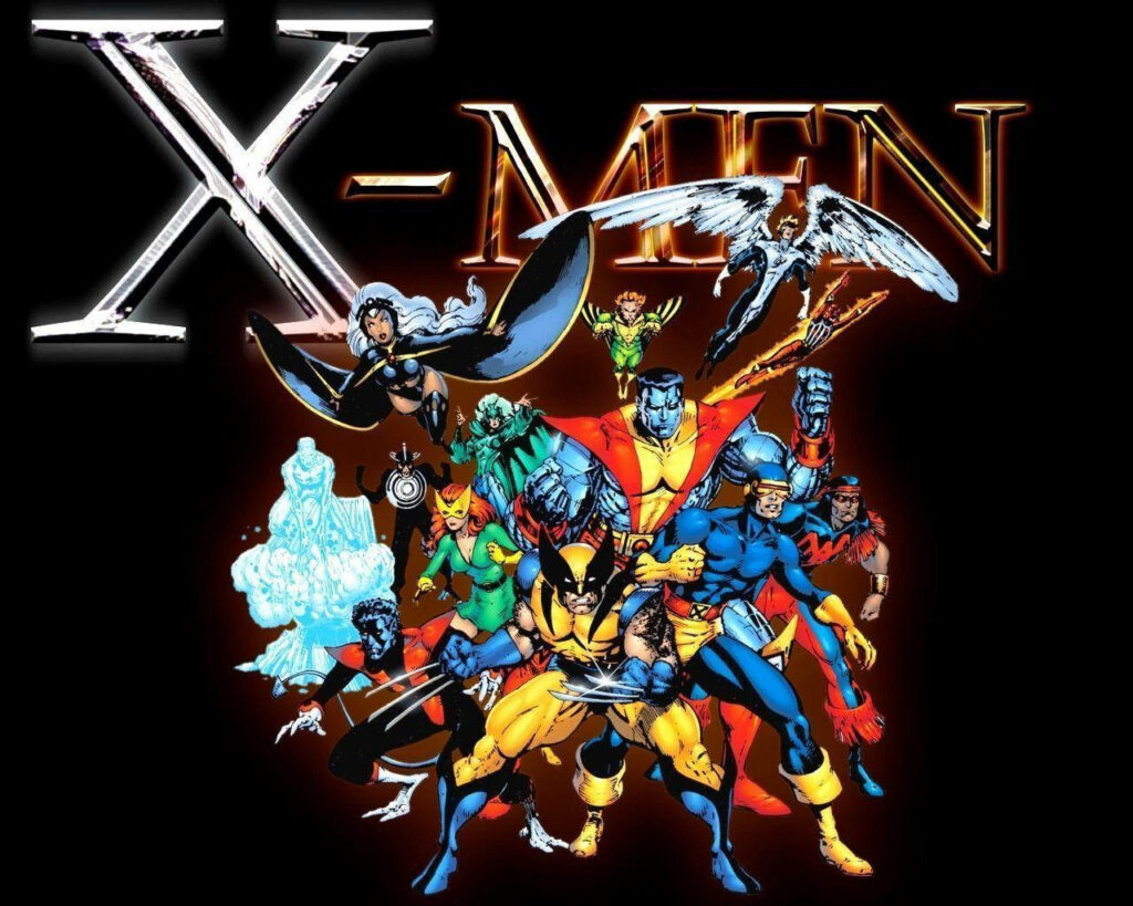 Vibrant X-Men Wallpaper: Iconic Superheroes & Bold Background