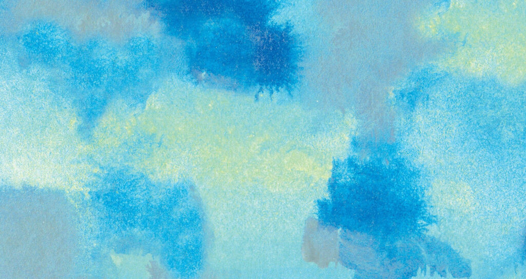 Vibrant Yellow and Blue Abstract Wallpaper for Calming PC Background