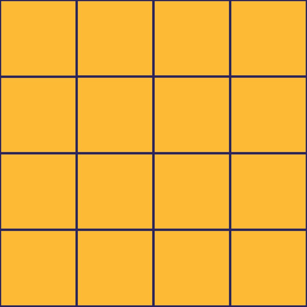 Vibrant yellow grid wallpaper with bold dark blue lines minimalist geometric modern background