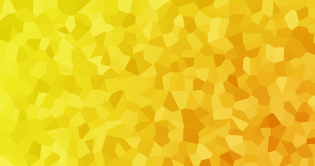 Vibrant Yellow Mosaic Wallpaper: Dynamic Geometric Abstract Pattern