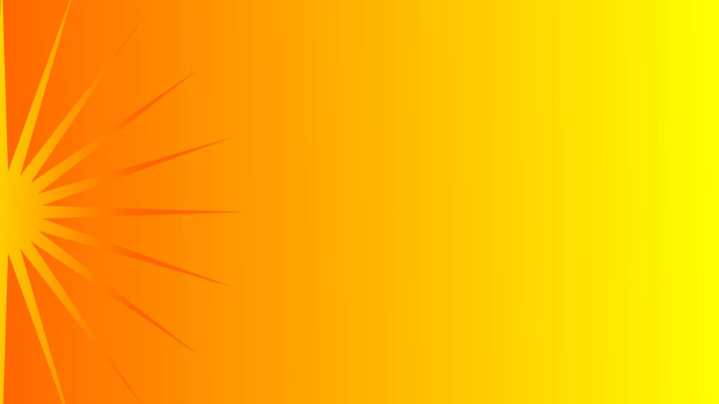 Vibrant Yellow-Orange Gradient Wallpaper with Sunburst Design