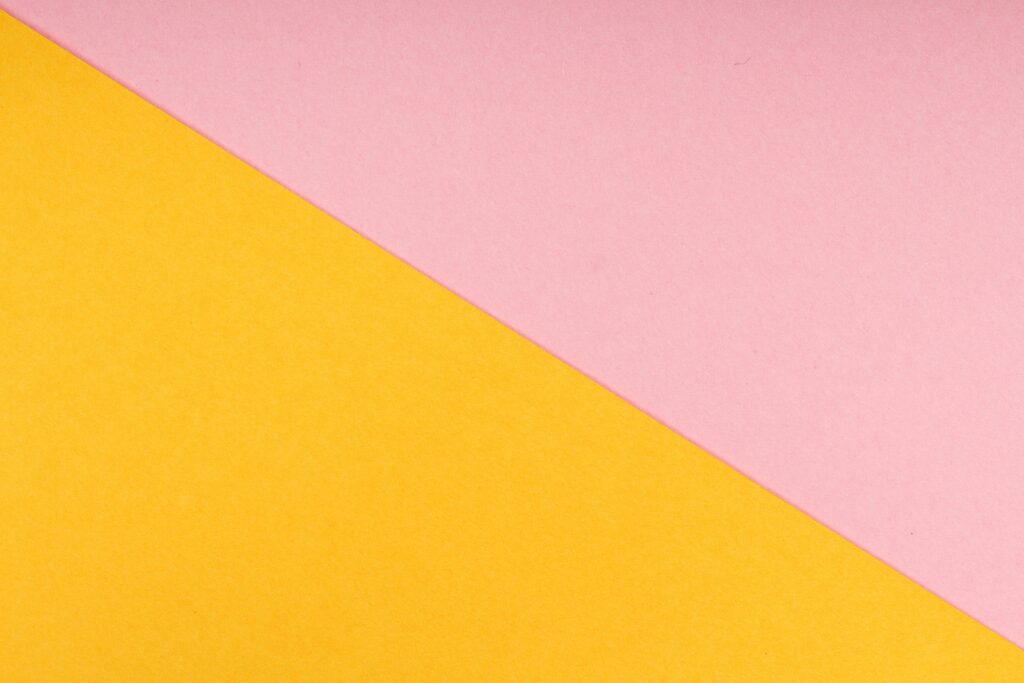 Vibrant Yellow & Soft Pink Diagonal Abstract Wallpaper Background