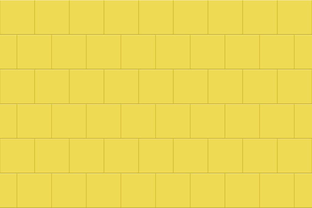 Yellow tiled background with minimalist running bond brick pattern for modern screens Wallpaper