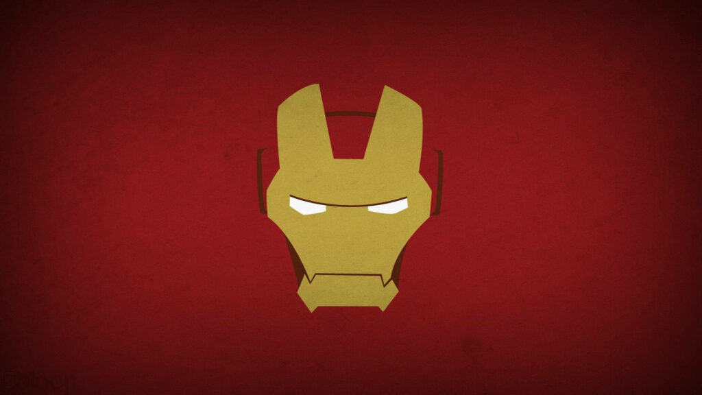 Fiery Iron Avenger Unleashed: Stunning HD Wallpaper with Eye-Catching Yellow and Red Elements