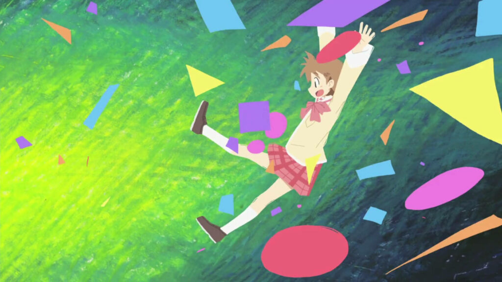 Dynamic Yuuko Wallpaper: Colorful Abstract Background & Geometric Shapes