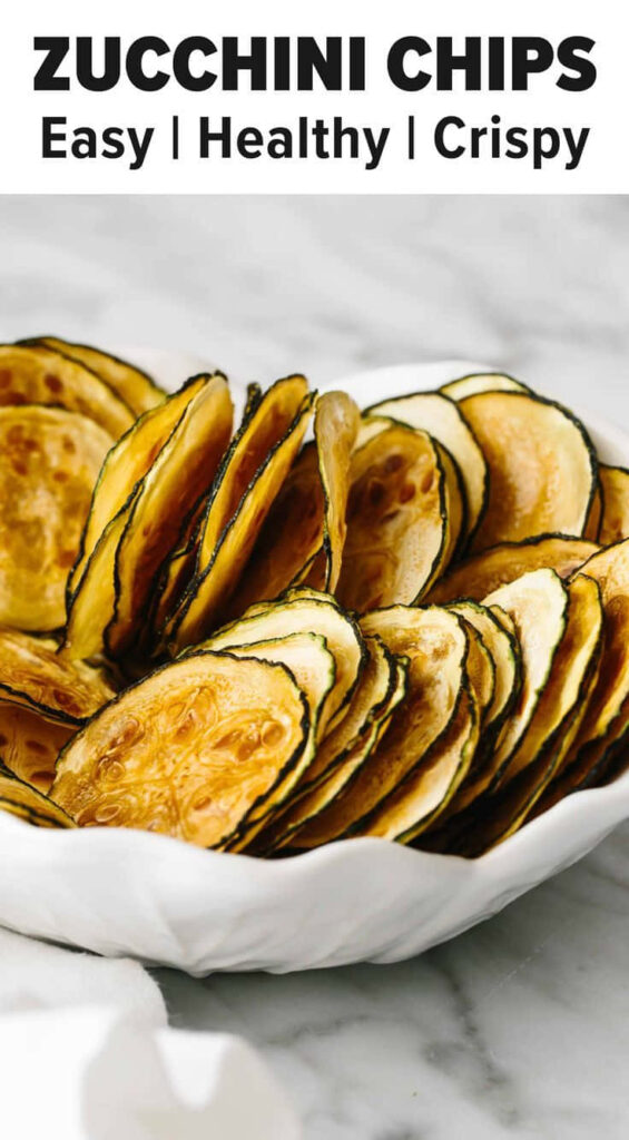 Vibrant Zucchini Chips Wallpaper: Crispy & Healthy Food Background