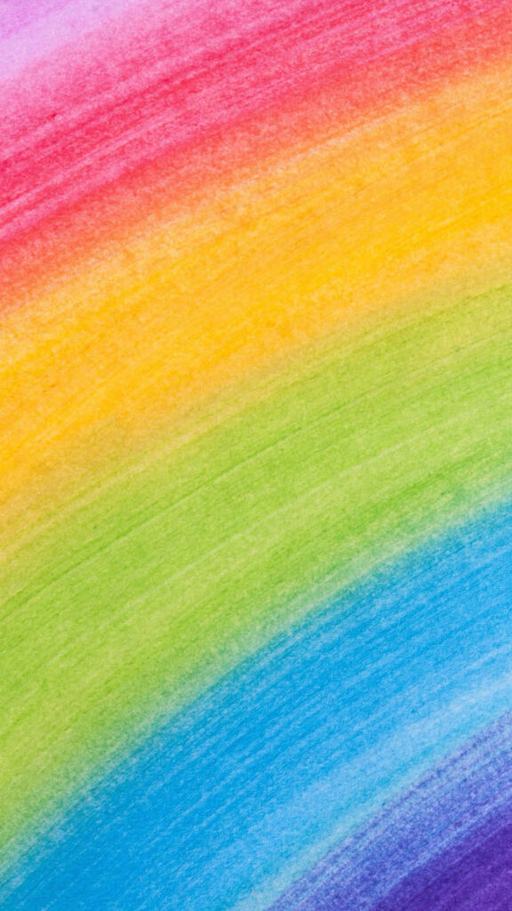 Vibrant and Lively: Rainbow Splash as Your iPhone Background Delight! Wallpaper