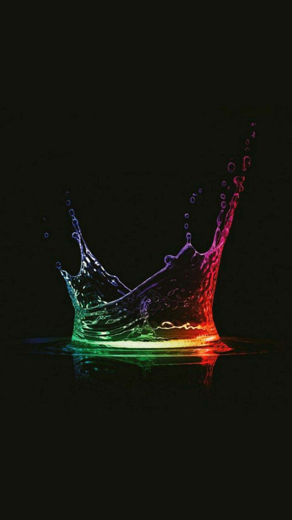Colorful Aquatic Abstract: Mesmerizing Samsung Mobile Background Wallpaper