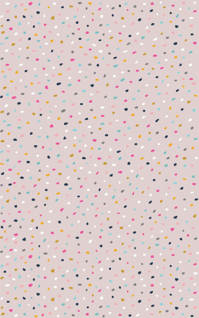 Vibrant iPhone Snapshot: Celebratory Confetti Shimmers Against Soft Lavender Canvas Wallpaper