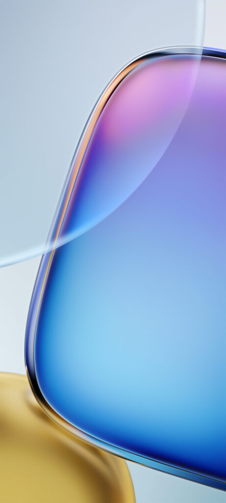 Vibrant iQOO Z9 Turbo+ Stock Wallpaper: Abstract Gradient Background
