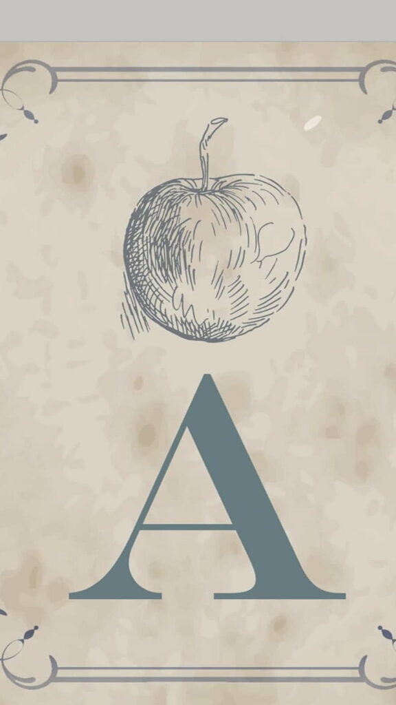 A Vintage Alphabet Letter: Captivating HD Phone Wallpaper Background