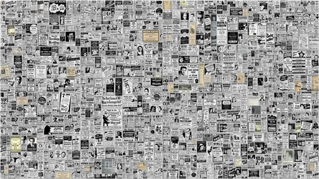 Timeless Elegance: Vintage Newsprint in High Definition Wallpaper