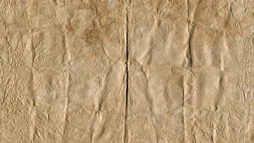 Timeless Weathered Paper with Faded Brown Patterns Wallpaper